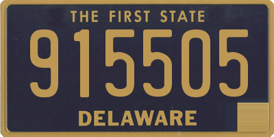 DE license plate 915505