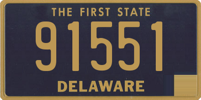 DE license plate 91551