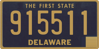 DE license plate 915511