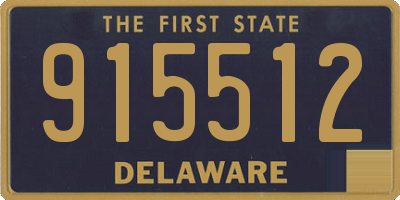 DE license plate 915512