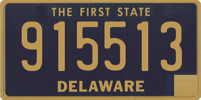 DE license plate 915513