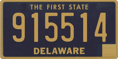DE license plate 915514