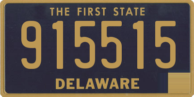 DE license plate 915515