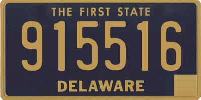 DE license plate 915516