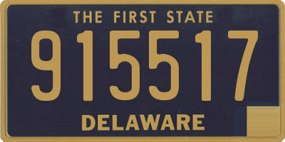 DE license plate 915517