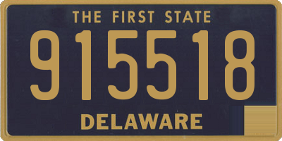 DE license plate 915518
