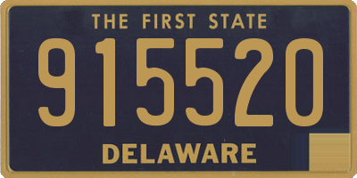 DE license plate 915520