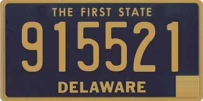 DE license plate 915521