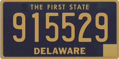DE license plate 915529