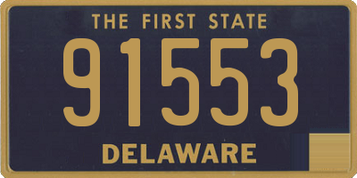 DE license plate 91553