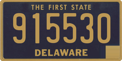 DE license plate 915530