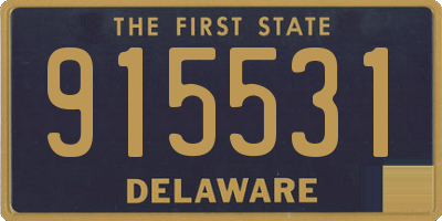DE license plate 915531