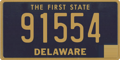 DE license plate 91554