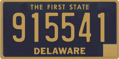 DE license plate 915541