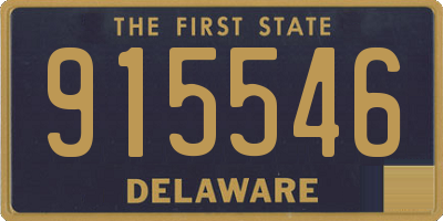 DE license plate 915546