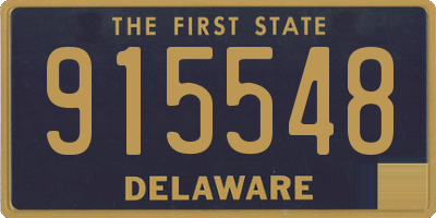 DE license plate 915548