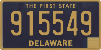 DE license plate 915549