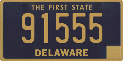 DE license plate 91555