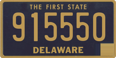 DE license plate 915550