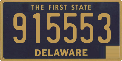 DE license plate 915553
