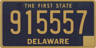 DE license plate 915557