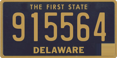 DE license plate 915564