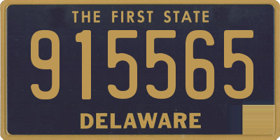 DE license plate 915565