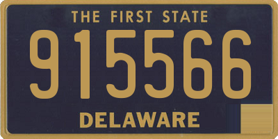 DE license plate 915566