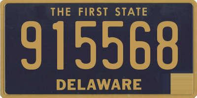 DE license plate 915568