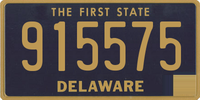 DE license plate 915575