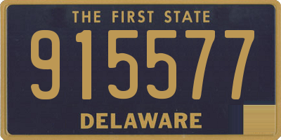 DE license plate 915577