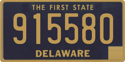 DE license plate 915580