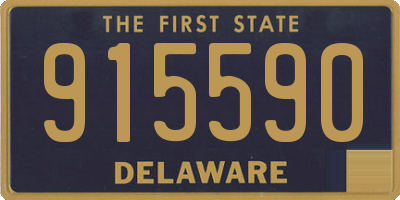 DE license plate 915590