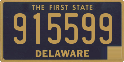 DE license plate 915599