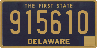 DE license plate 915610