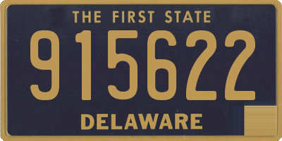 DE license plate 915622