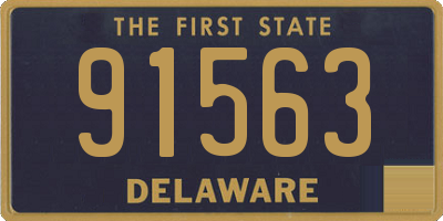 DE license plate 91563