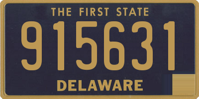 DE license plate 915631