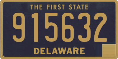 DE license plate 915632