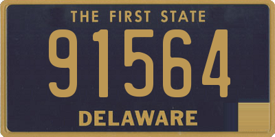 DE license plate 91564