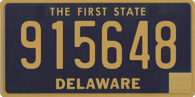 DE license plate 915648