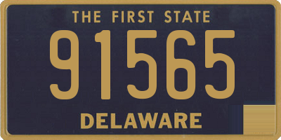 DE license plate 91565