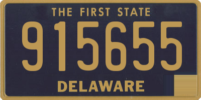 DE license plate 915655