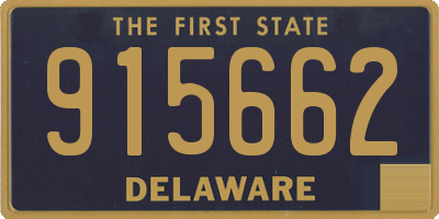 DE license plate 915662