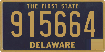 DE license plate 915664