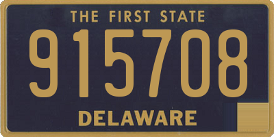 DE license plate 915708