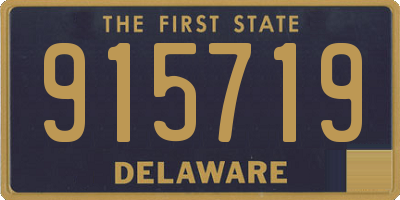 DE license plate 915719