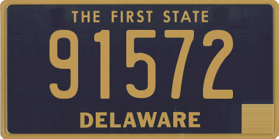 DE license plate 91572