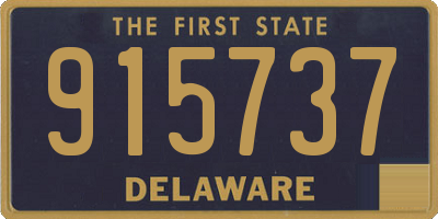DE license plate 915737