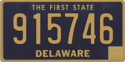 DE license plate 915746